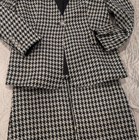 Beautiful houndstooth custom jacket - Picture 7 of 9